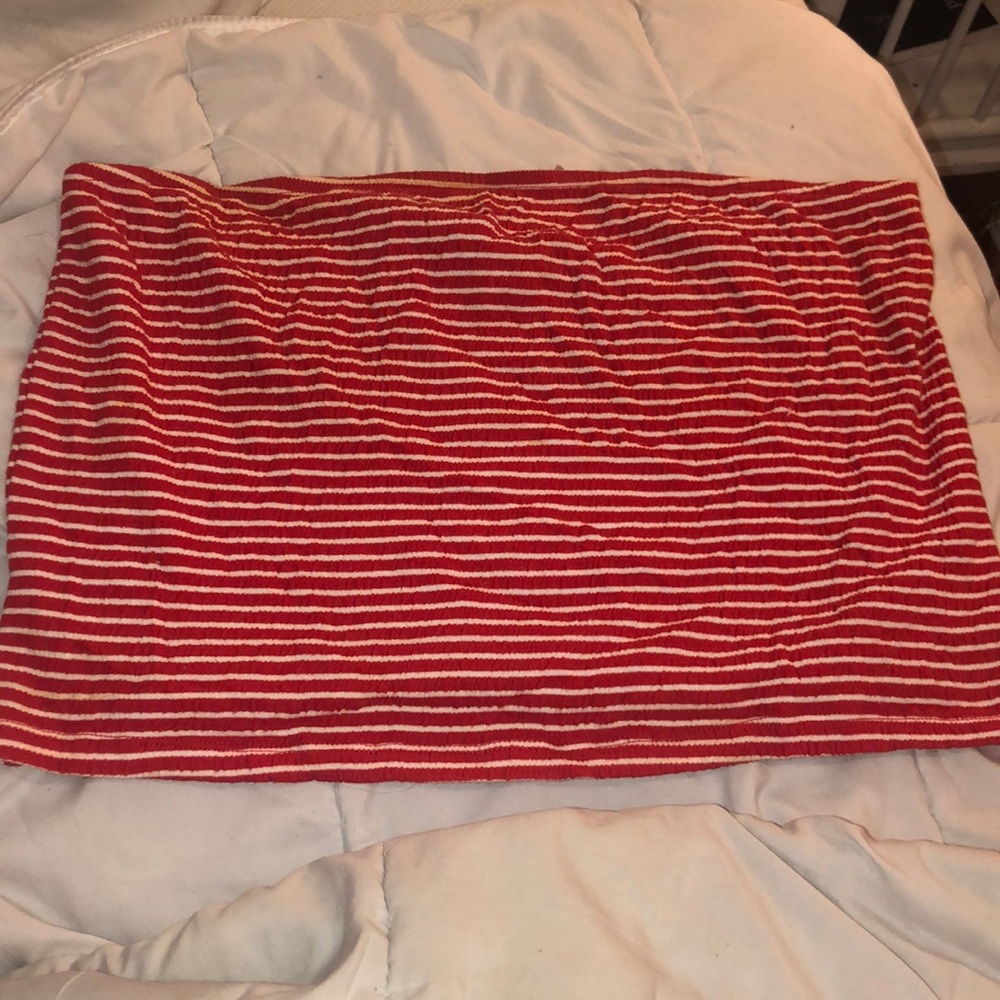 Striped tube top